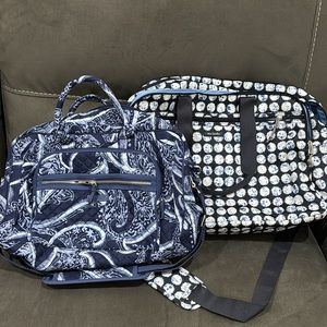 Vera bradley weekender bag set